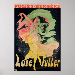 Folies Bergeres: Loie voller, Frankreich Poster