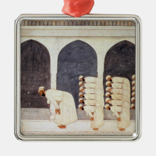 Folio.38a ein Mogulprinz in einer Moschee, die Ornament Aus Metall