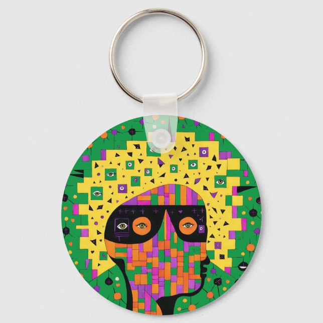 Folk 001 Nancy Schlüsselanhänger (Vorderseite)