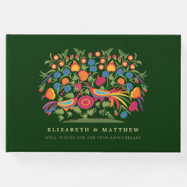 Folk Art 70. Wedding Anniversary Guest Books Gästebuch