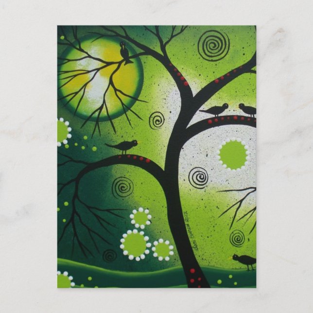 Folk Art by LORI EVERETT Postkarte (Vorderseite)