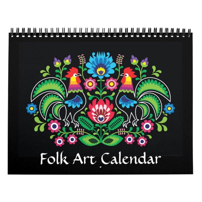 Folk Art Calendar Kalender (Titelbild)
