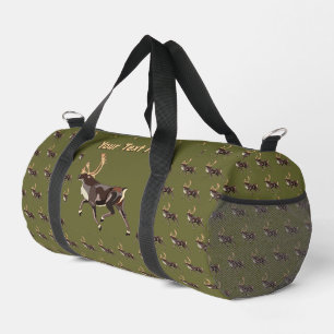 Folk Art Caribbean/Reindeer Duffle Bag