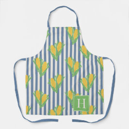 Folk Art Corn Stripe Schürze