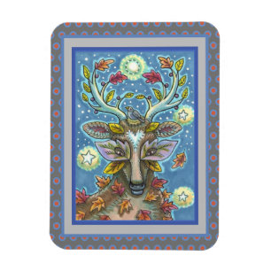 FOLK ART DEIN IM HERBLICHEN WALD, VOD NEST & MOON MAGNET
