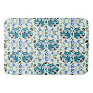 Folk-Art-Fuchs-Druck-Dekor Badematte