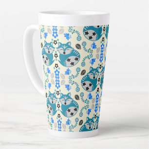 Folk-Art-Fuchs-Druck-Dekor Milchtasse