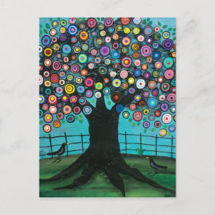 FOLK ART Imaging by LORI EVERETT Postkarte