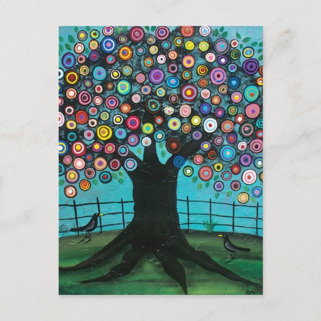 FOLK ART Imaging by LORI EVERETT Postkarte (Vorderseite)