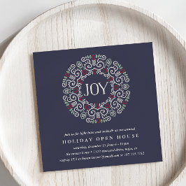 Folk Art Joy | Holiday Open House Party Einladung