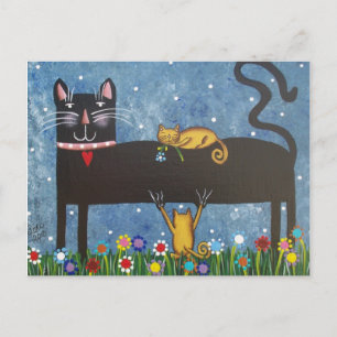 FOLK ART Mamas Twins by LORI EVERETT Postkarte