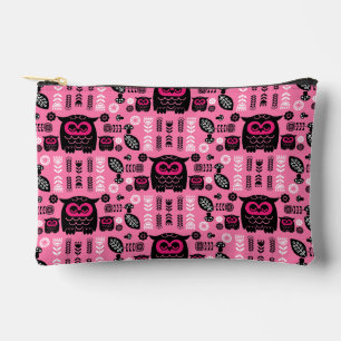 Folk Art Nordic Owl Zubehörtasche