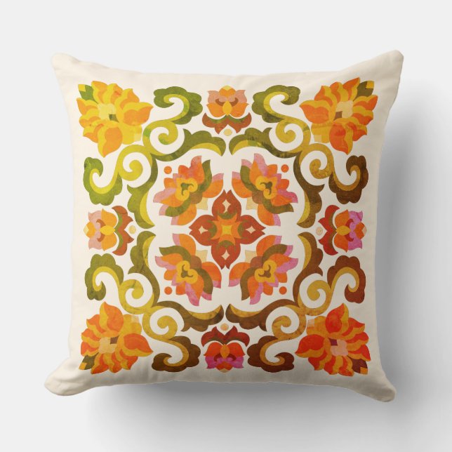 Folk Art Pillow Kissen (Vorderseite)