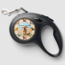 Folk-Art Poodle Rahmen Leine