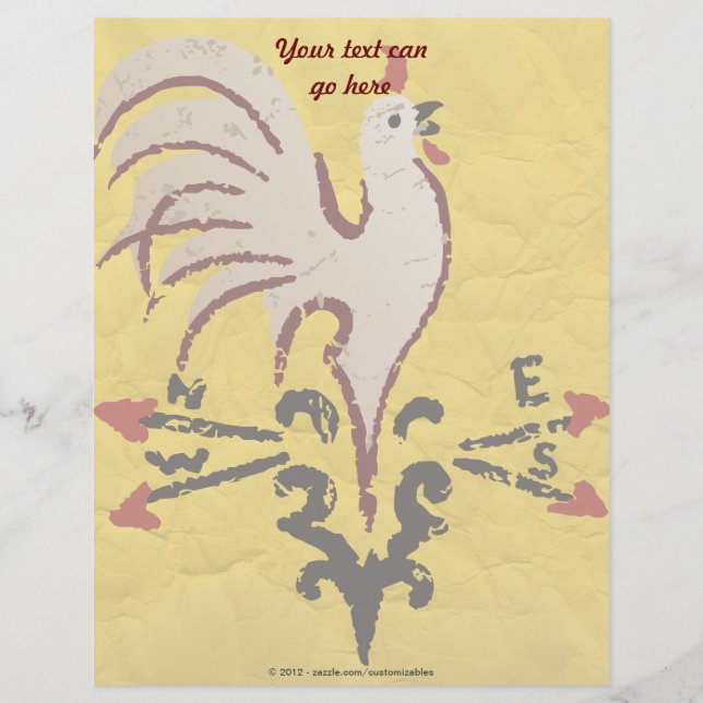 Folk Art Rooster (Vorderseite)