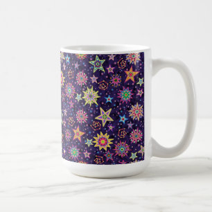 Folk Art Starry Sky Tasse