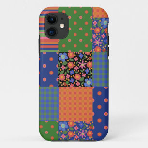 Folk-Art-Stil-Faux-Patchwork-iPhone-5-Xtreme-Hülle Case-Mate iPhone Hülle