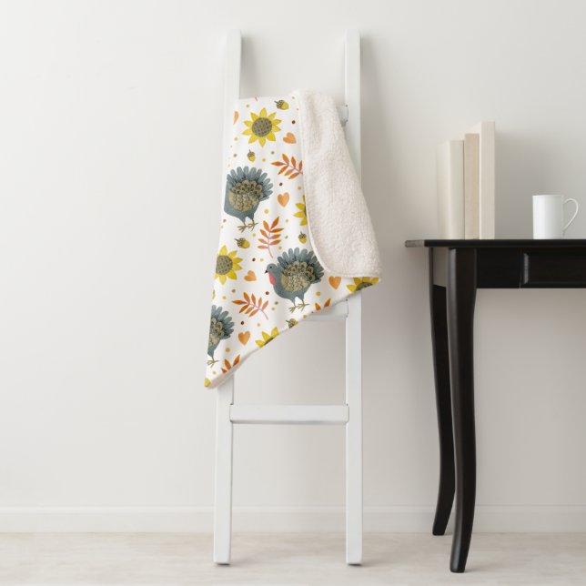 Folk Art Turkeys Sherpadecke (Beispiel)