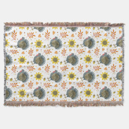 Folk Art Turkeys werfen Blanket Decke