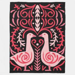 Folk Art V.01 Fleecedecke