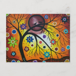 FOLK ART von LORI EVERETT Postkarte