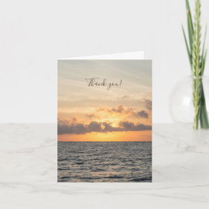 Folk Beach Morning Dankeschön Card Dankeskarte