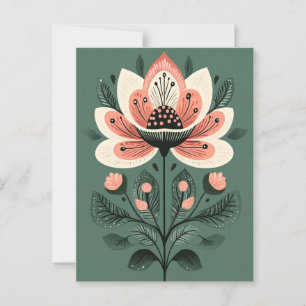 Folk Bloom #239 Postkarte