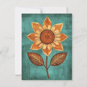 Folk Bloom #242 Postkarte