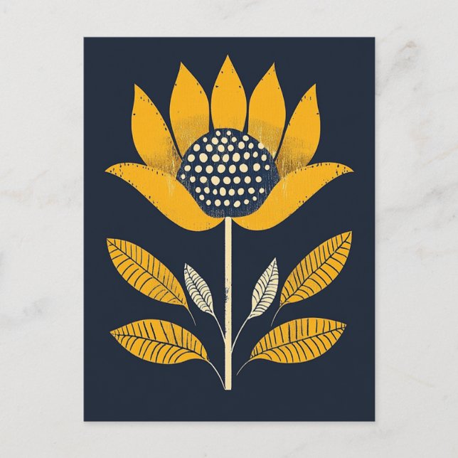 Folk Bloom #246 Postkarte (Vorderseite)