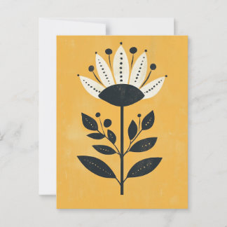 Folk Bloom Nr. 257 Postkarte