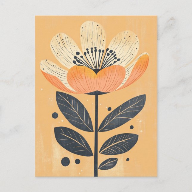 Folk Bloom Nr. 267 Postkarte (Vorderseite)