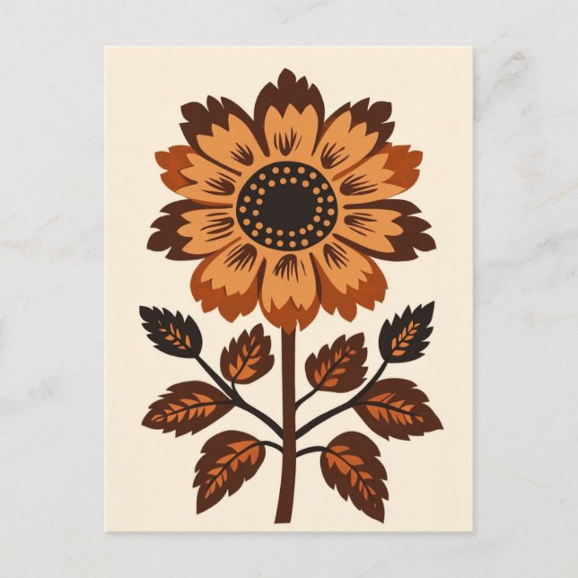 Folk Bloom Nr. 274 Postkarte (Vorderseite)