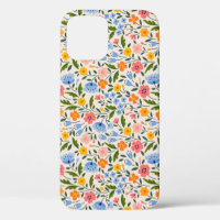 Folk Floral: Farbenfrohe kleine Muster