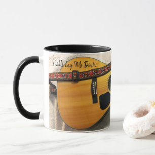 Folk-Gitarre-Tasse mit Text Tasse