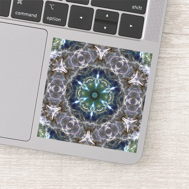 Folk Mandala Aufkleber (Detail)