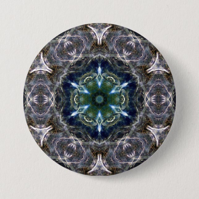 Folk Mandala Button (Vorderseite)