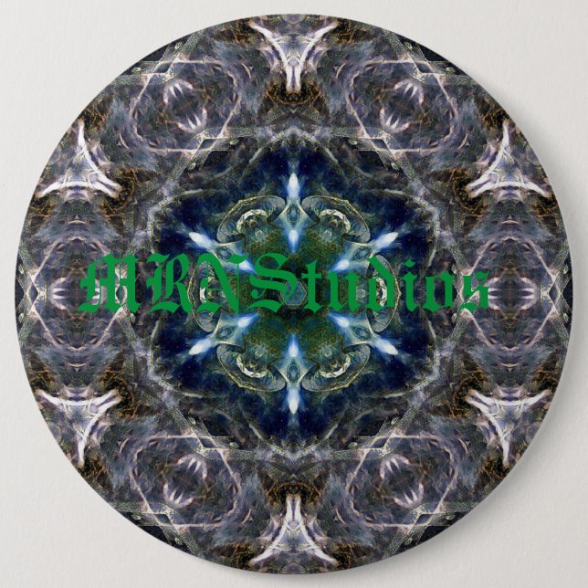 Folk Mandala Button (Vorderseite)
