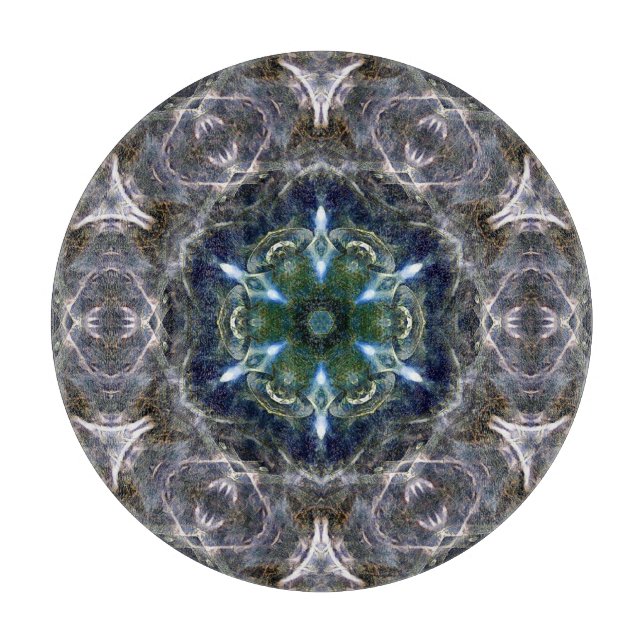 Folk Mandala Cutting Board Schneidebrett (Vorderseite)