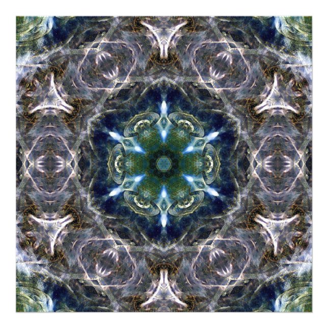 Folk Mandala Foto Print (Vorne)