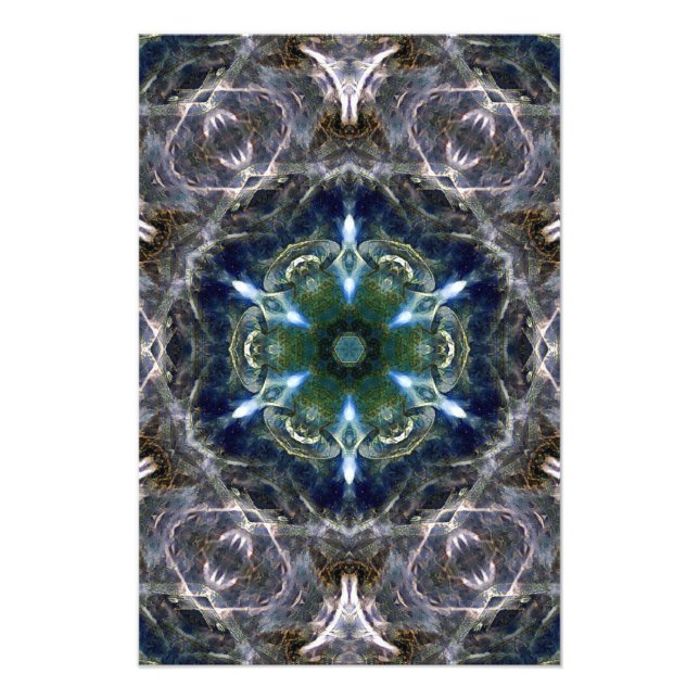 Folk Mandala Foto Print (Vorne)