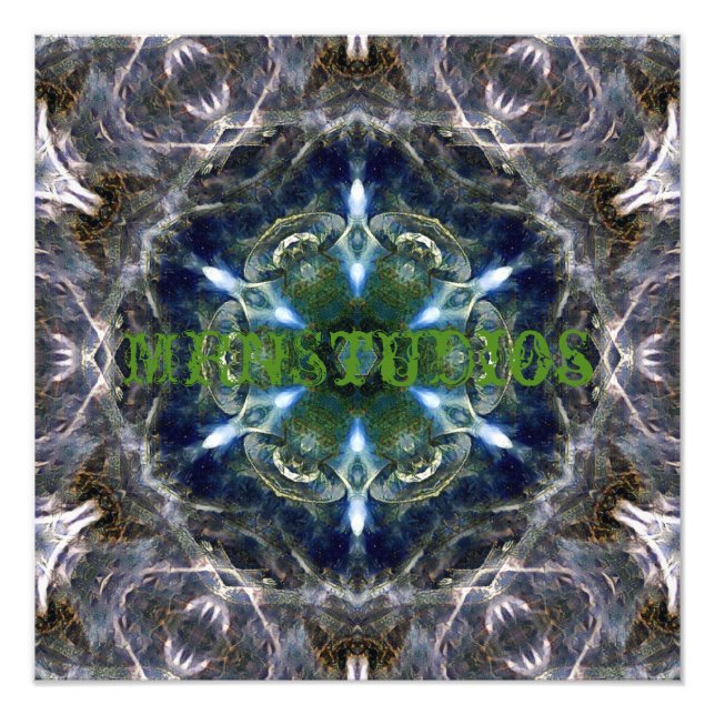 Folk Mandala Foto Print (Vorne)