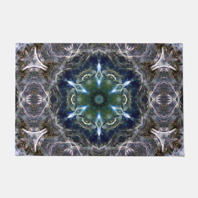 Folk Mandala Fußmatte (Vorderseite)