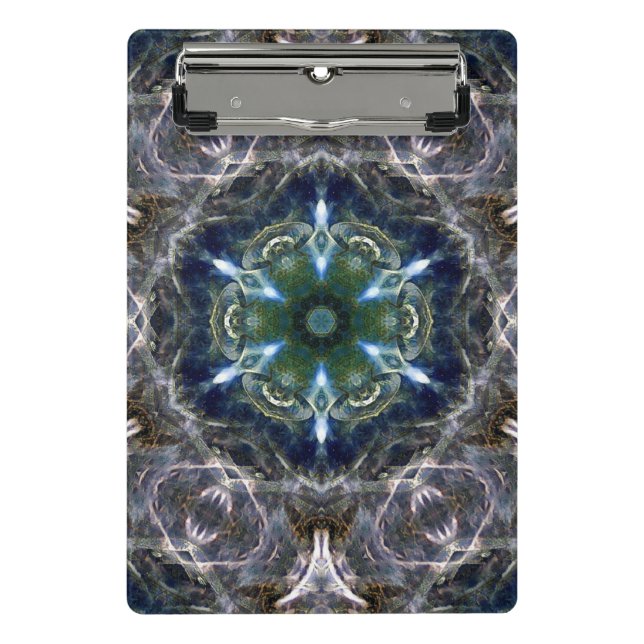 Folk Mandala Mini Klemmbrett (Vorderseite)