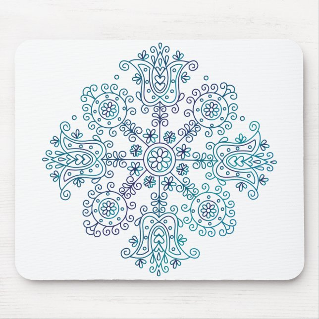 Folk Mandala Mousepad (Vorne)