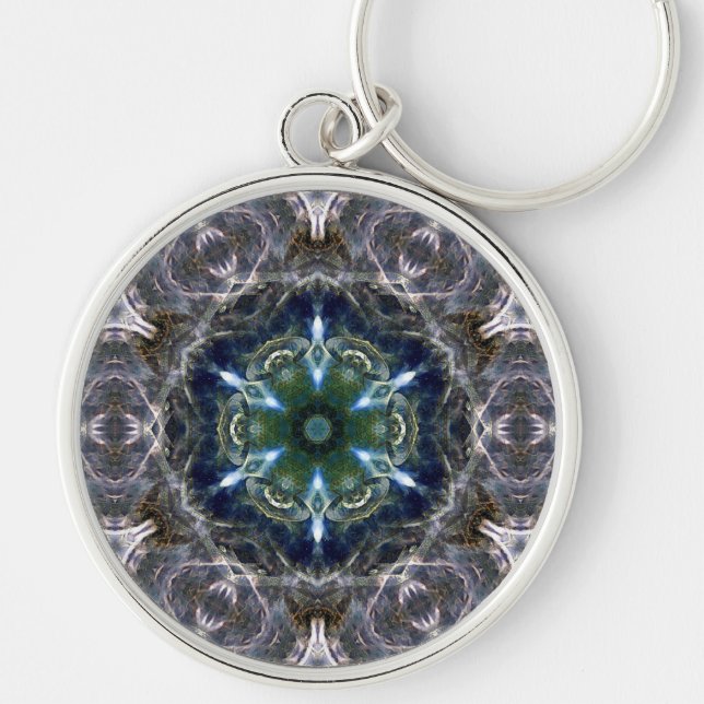 Folk Mandala Schlüsselanhänger (Vorne)