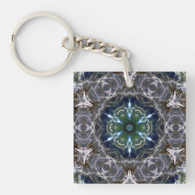 Folk Mandala Schlüsselanhänger (Vorderseite)