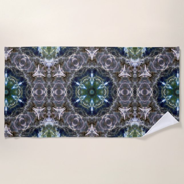 Folk Mandala Strandtuch (Vorderseite)