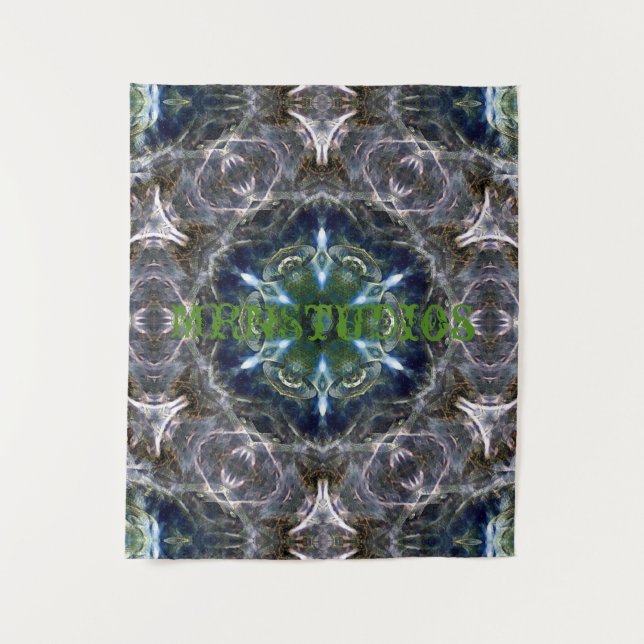 Folk Mandala Tapestry Wandteppich (Vorderseite)