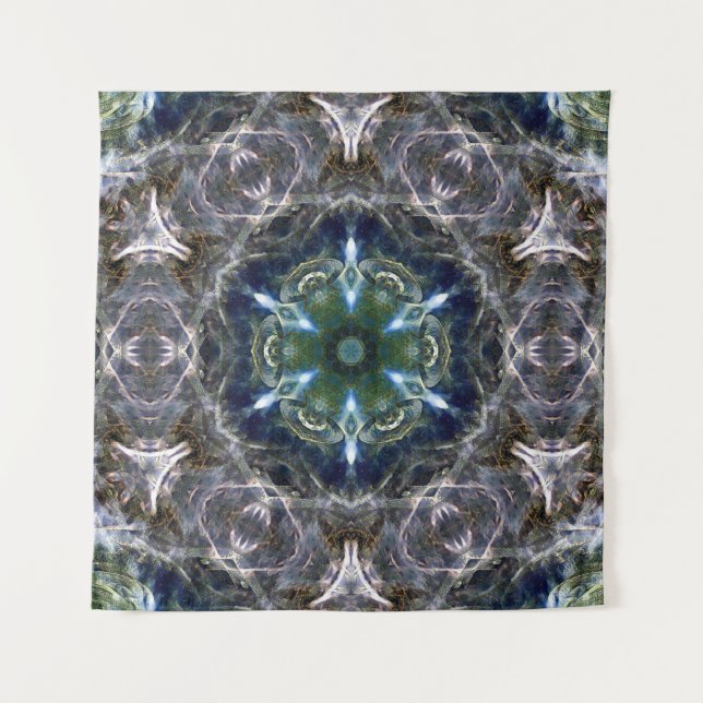 Folk Mandala Wandteppich (Vorderseite)