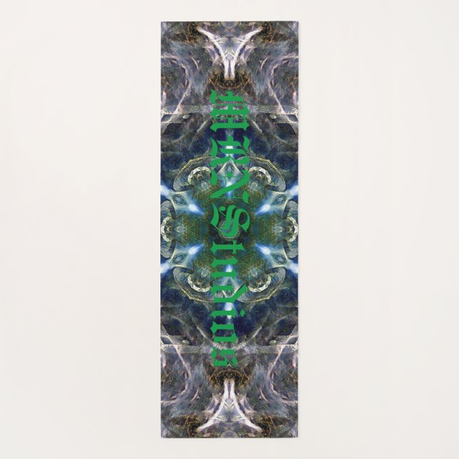 Folk Mandala Yogamatte (Rückseite)